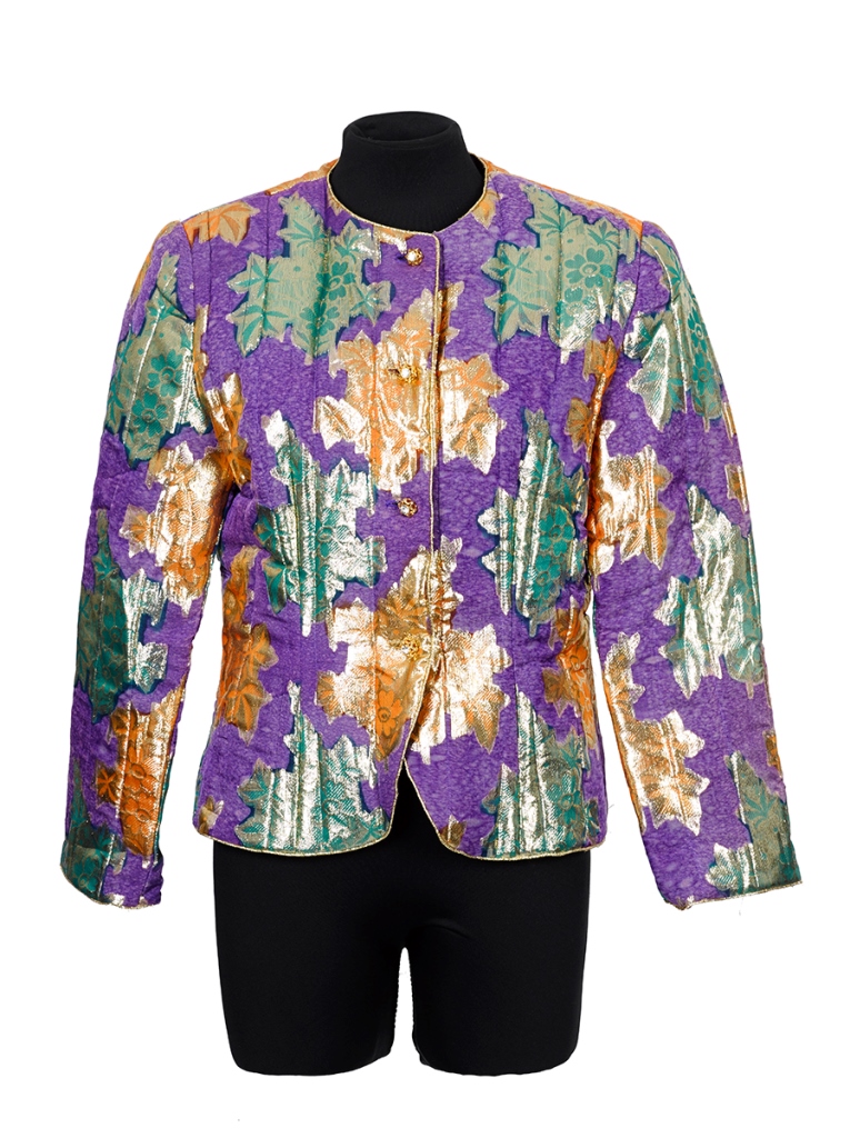 Gold Silk Skirt Suit - Shapiro Auctioneers