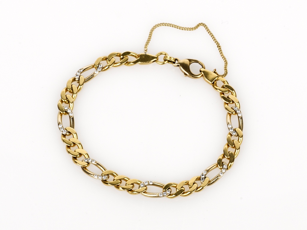 Diamond Set Chain and Bracelet - Shapiro Auctioneers