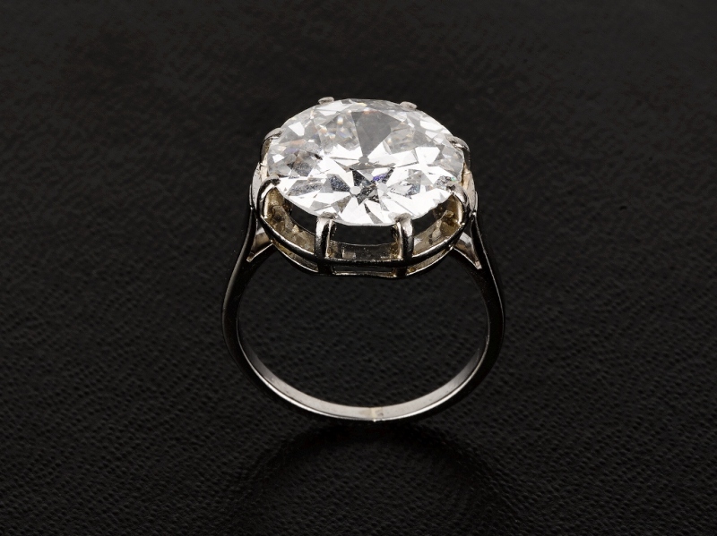 Solitaire 7.18ct Diamond Ring